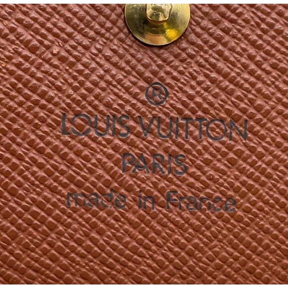 Authentic Louis Vuitton LV Monogram Porte Monnaie Leather Compact Wallet - Picture 14 of 15